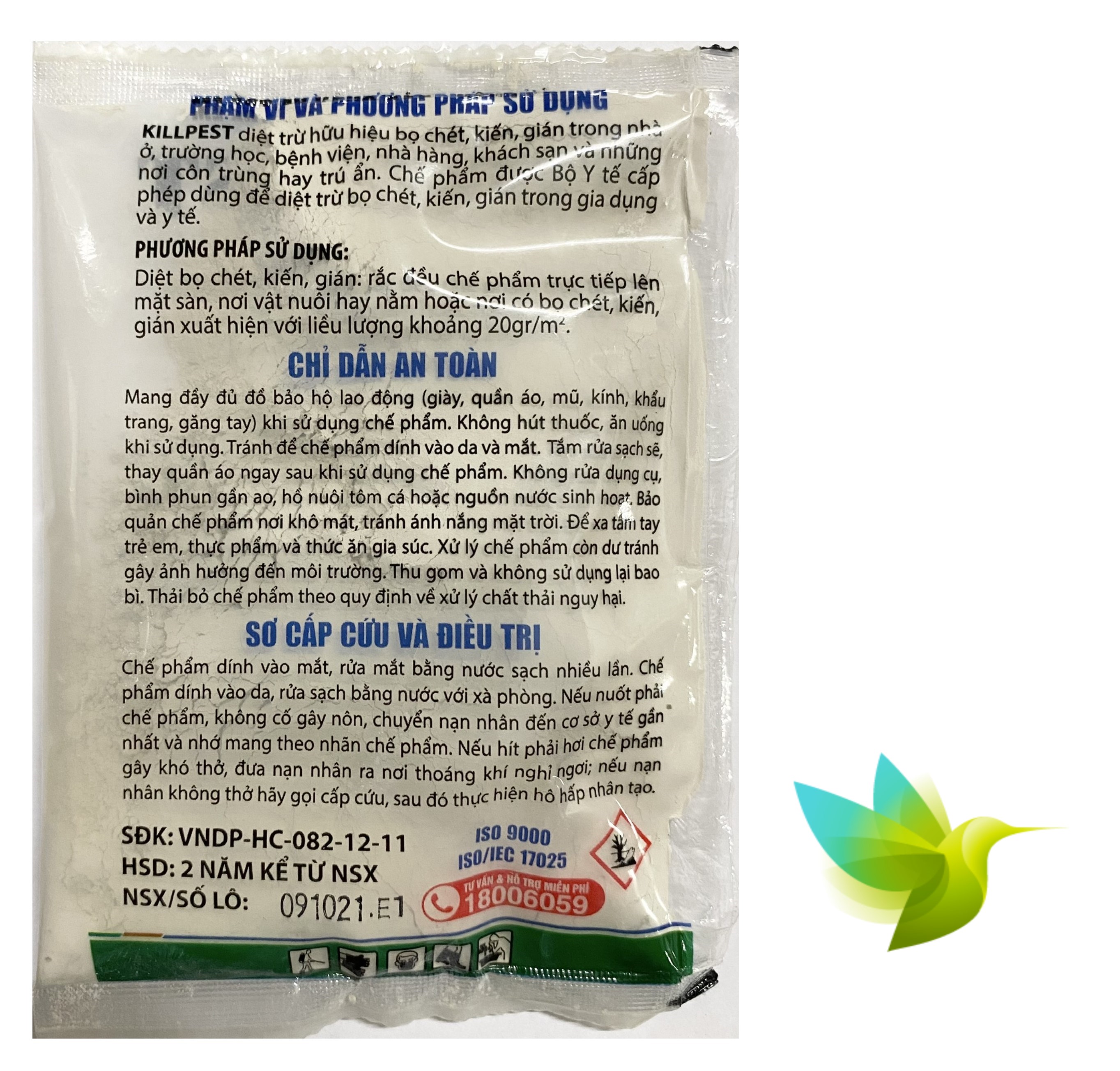 Killpest - Trừ Bọ Chét, Kiến, Gián - #074B# 50g