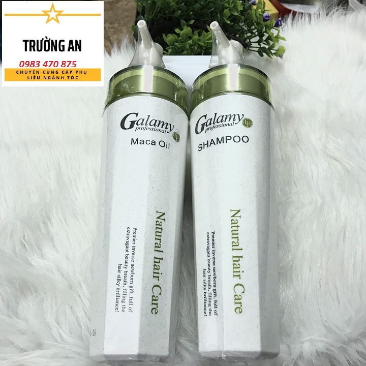 Dầu gội xả Cặp Galamy Maca Oil 800mlx2