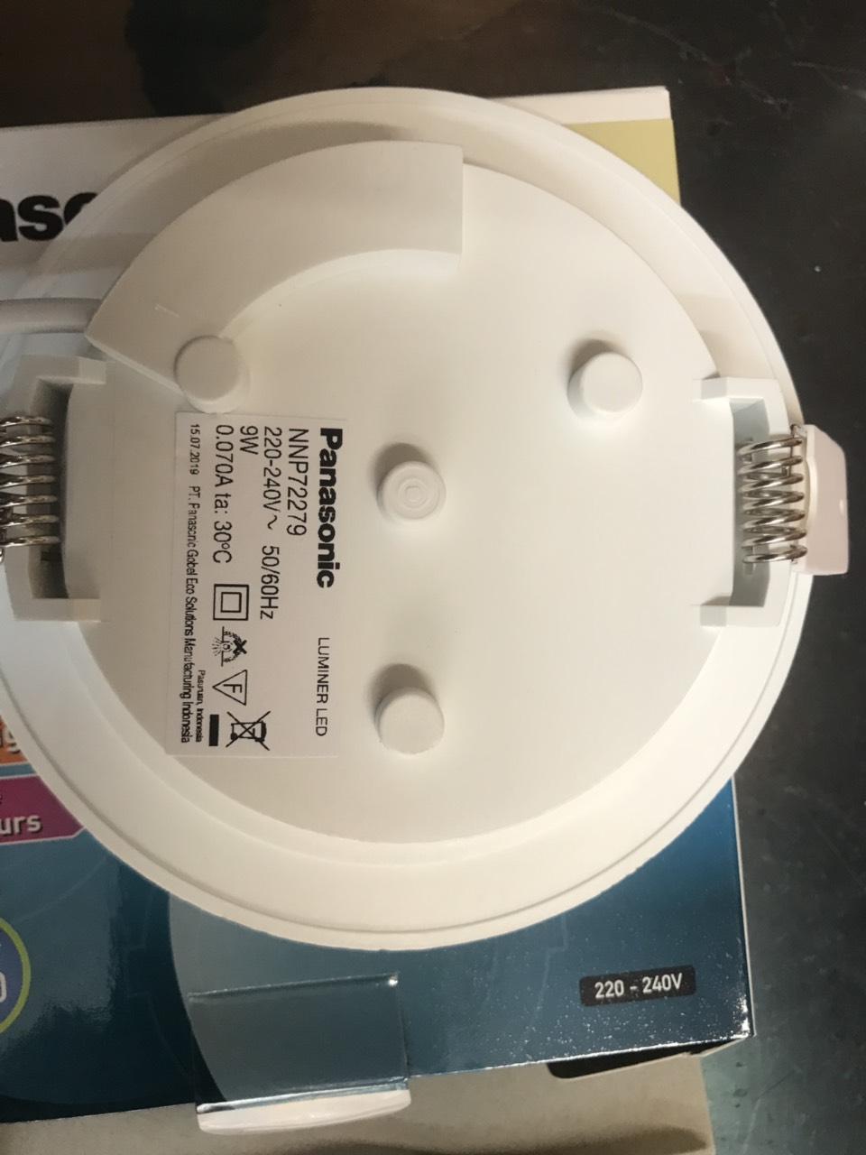 Đèn Led  Âm Trần Siêu Mỏng 12W Panasonic Phi 125 ( made in Indonesia)