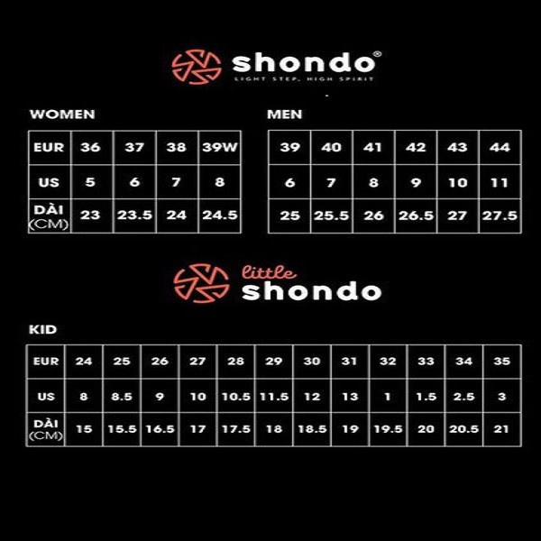 ۞♯Giày Sandal SHONDO F6 Sport Màu Đen F6S301-02 dép quai hậu nữ nam học sinh đi học SHAT