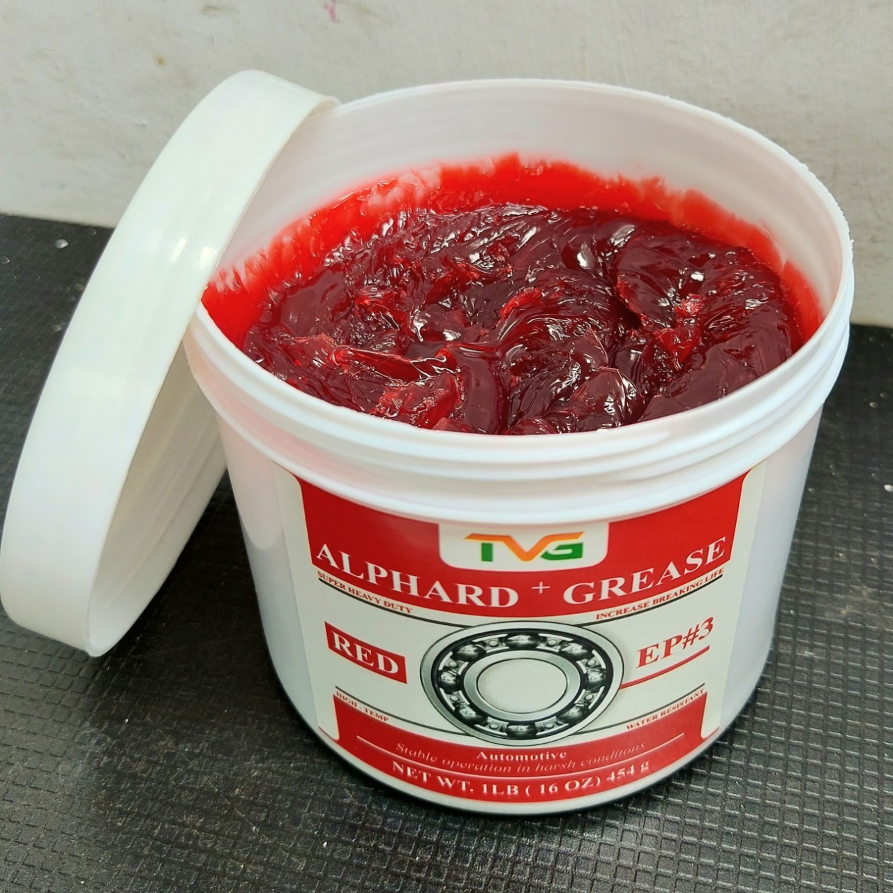 [HỎA TỐC HCM - MỠ BÒ ĐỎ CHỊU NHIỆT VÀ KHÁNG NƯỚC] ALPHARD GREASE RED EP3 454GR