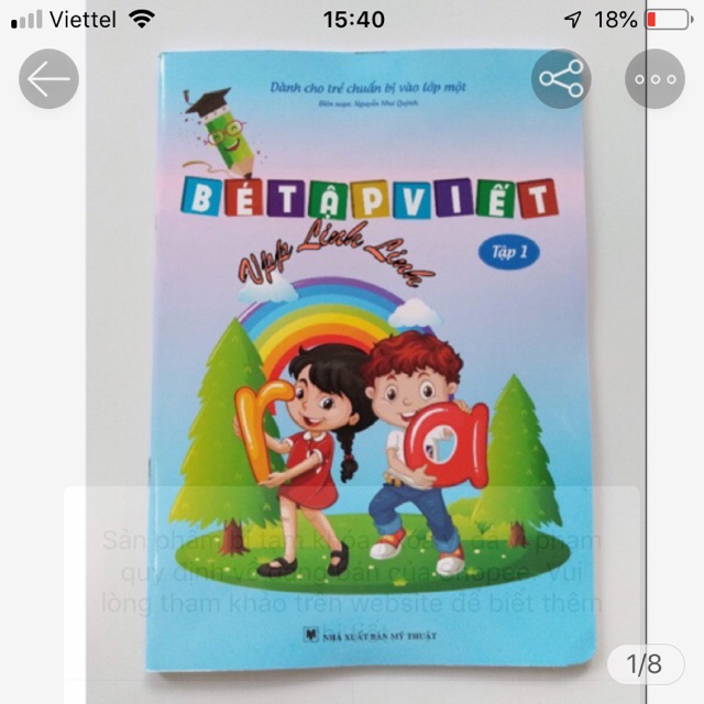 Vở Ô Ly Có Mẫu Tập Viết