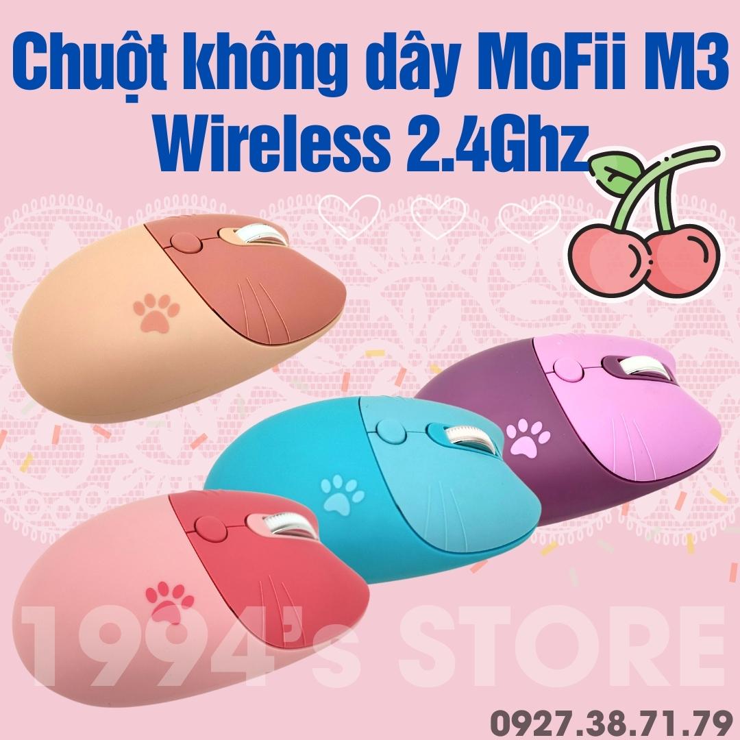 Chuột không dây Ferris Hand MOFII M3 Wireless 2.4Ghz nhiều màu xinh xắn dễ