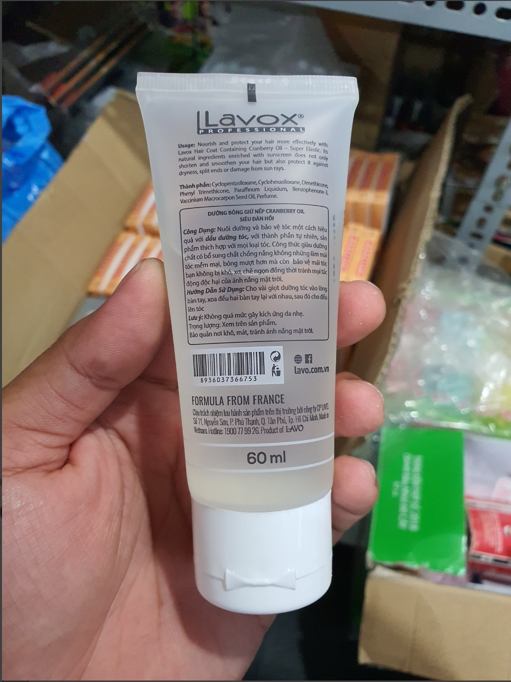 Serum dưỡng tóc, giữ nếp tóc LAVOX (60ml, 75ml) dưỡng ẩm, giữ nếp tóc nuôi dưỡng tóc khỏe