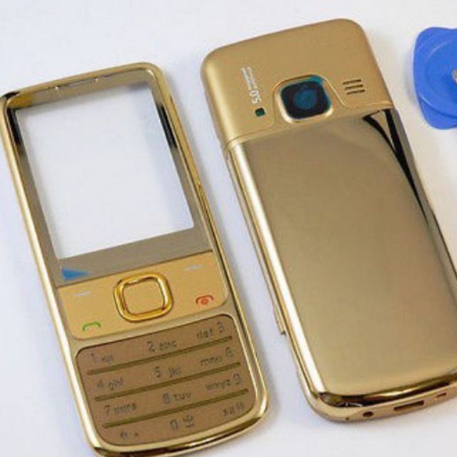 Vỏ và bàn phím nokia 6700 màu vàng sang xịn