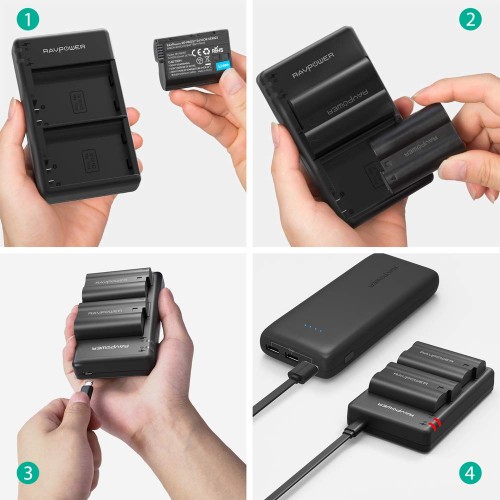 Bộ 1 Pin Nikon EN-EL15 - RAVPower