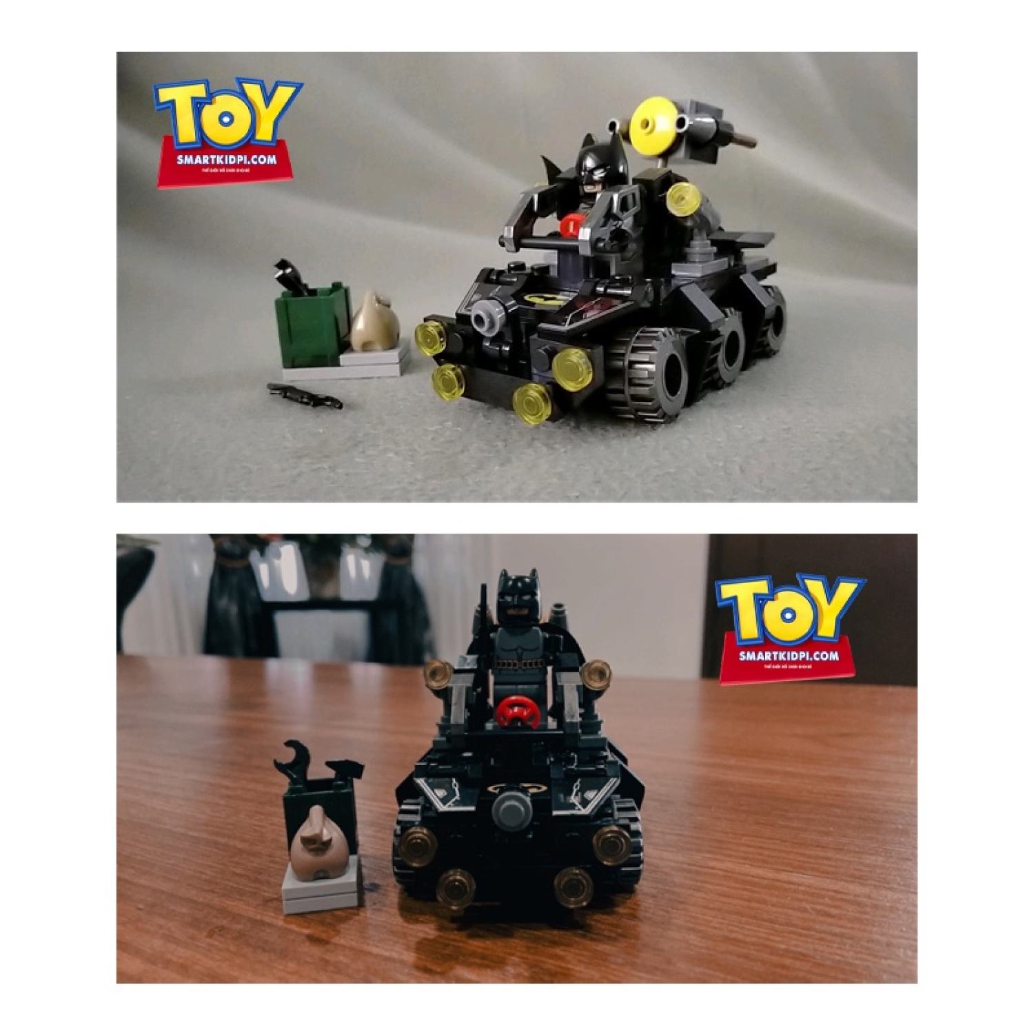 Đồ Chơi SUPERHEROES BATMAN - Combo 4 mẫu phi thuyền, xe máy batman