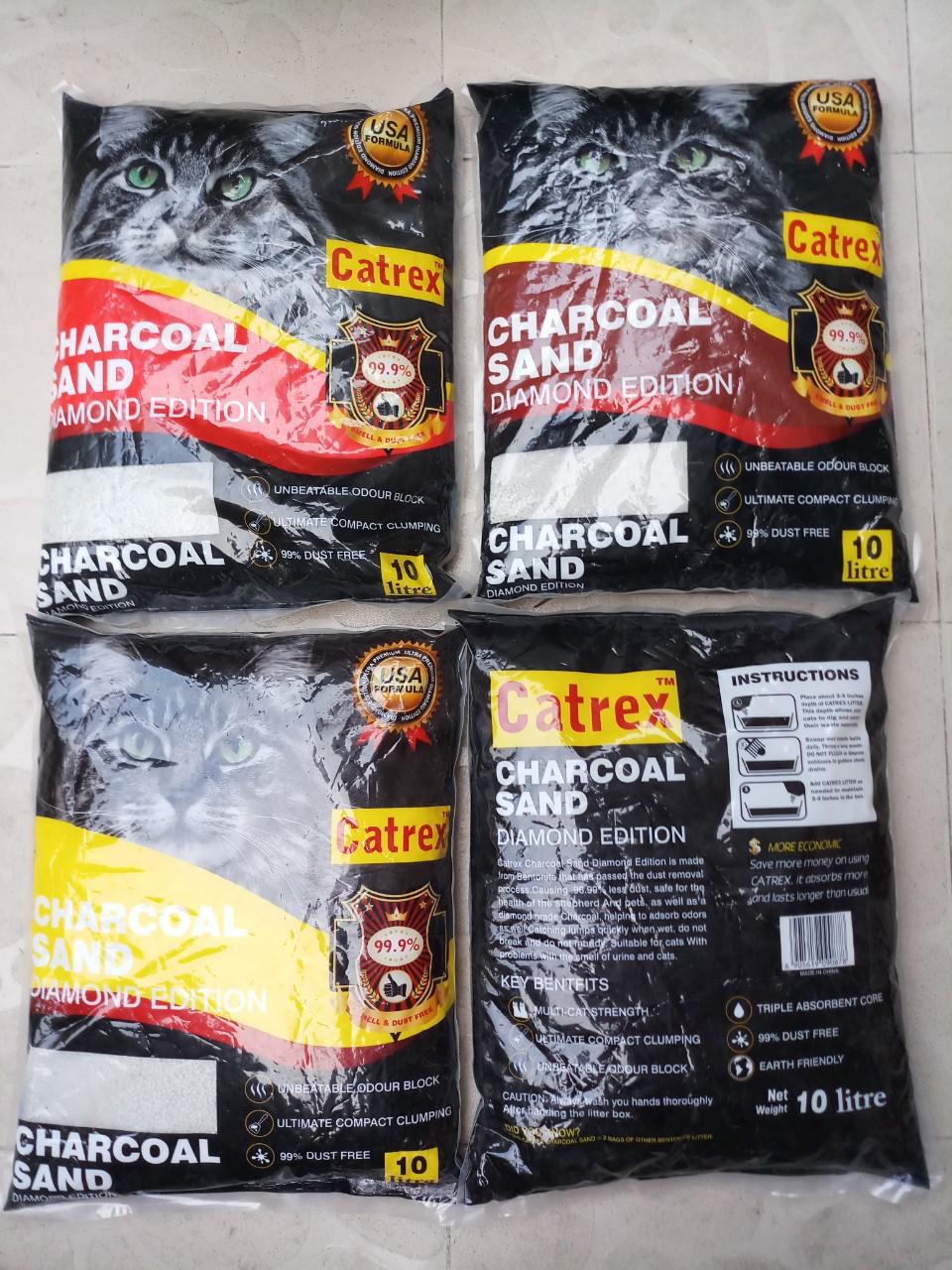 Cát vệ sinh cho mèo Charcoal Sand 5L (4 mùi hương)