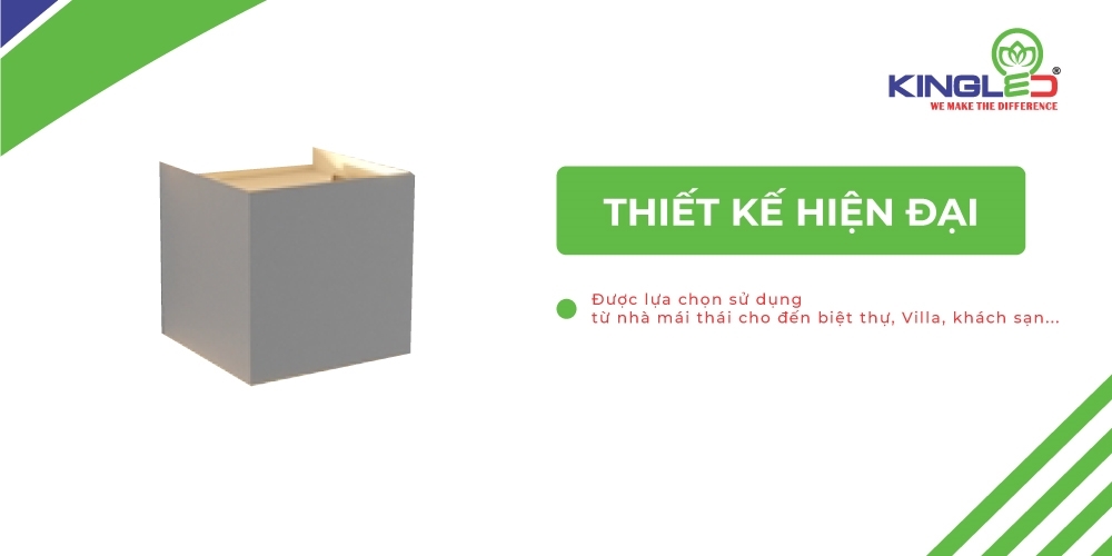 ĐÈN LED GẮN TƯỜNG (LWA5011-BK/WH) KINGLED