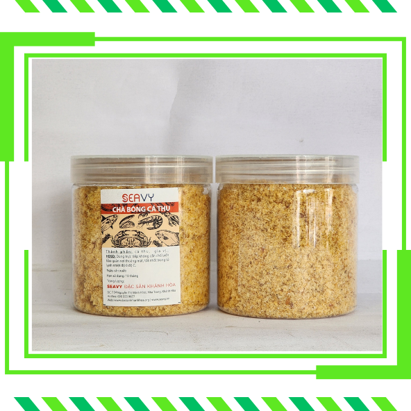 Chà bông cá thu nha trang - mặn ngọt cay, đặc sản biển, 200g - cá cơm khô nha trang