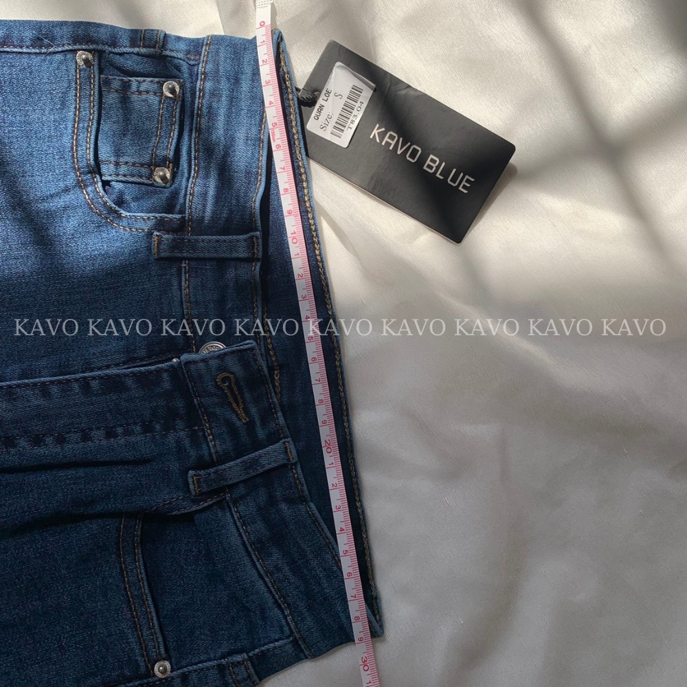 Quần Bò Nữ Dáng Loe - Quần Jeans Nữ Co Giãn 4 Chiều Chất Dày Dặn