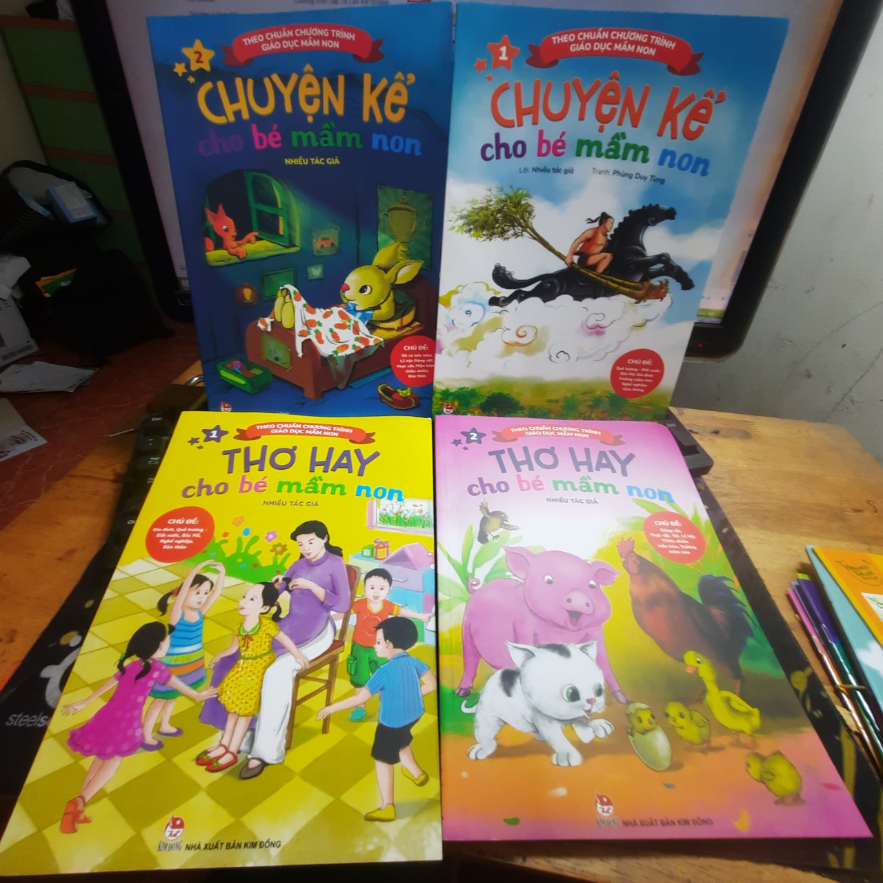combo 4c chuyện kể và thơ hay cho bé