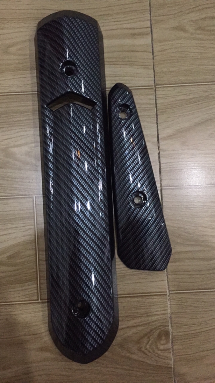 Ốp pô spark cacbon cho xe sirius