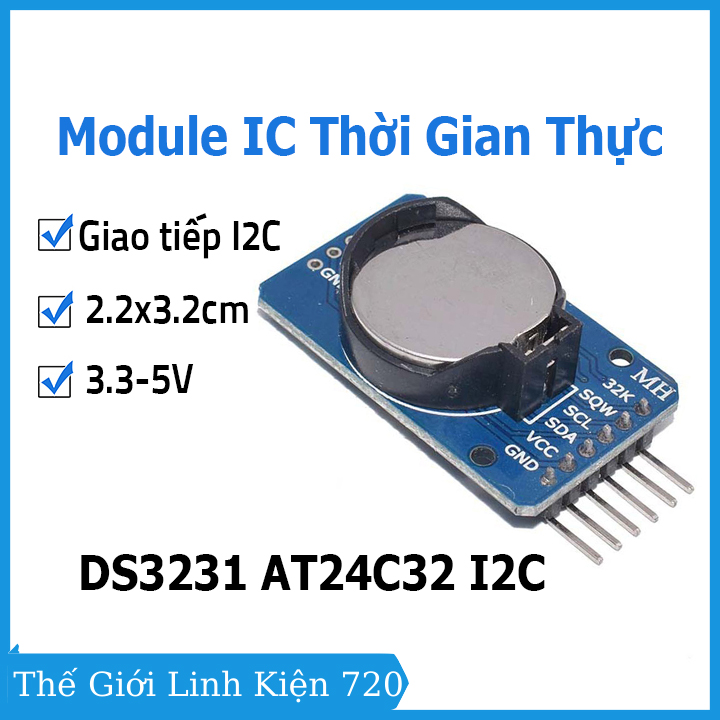 Module ic thời gian thực ds3231 at24c32 i2c