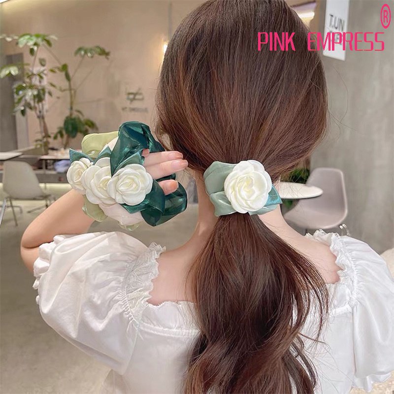 Dây Cột Tóc Cỡ Lớn Phong Cách Hàn Quốc Thời Trang Cho Nữ