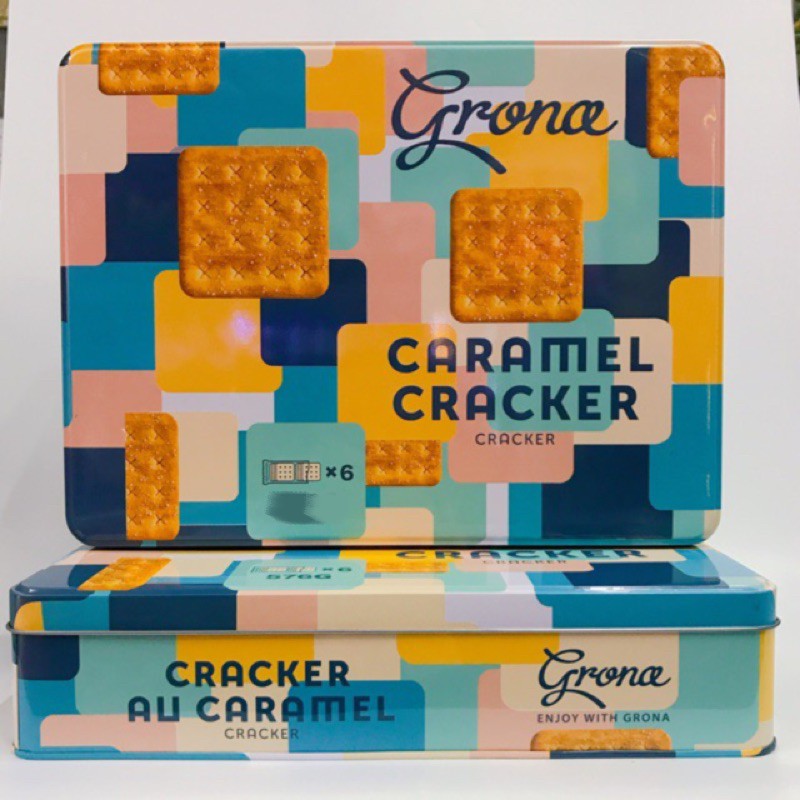 Bánh Quy Caramel Cracker Grona 384G
