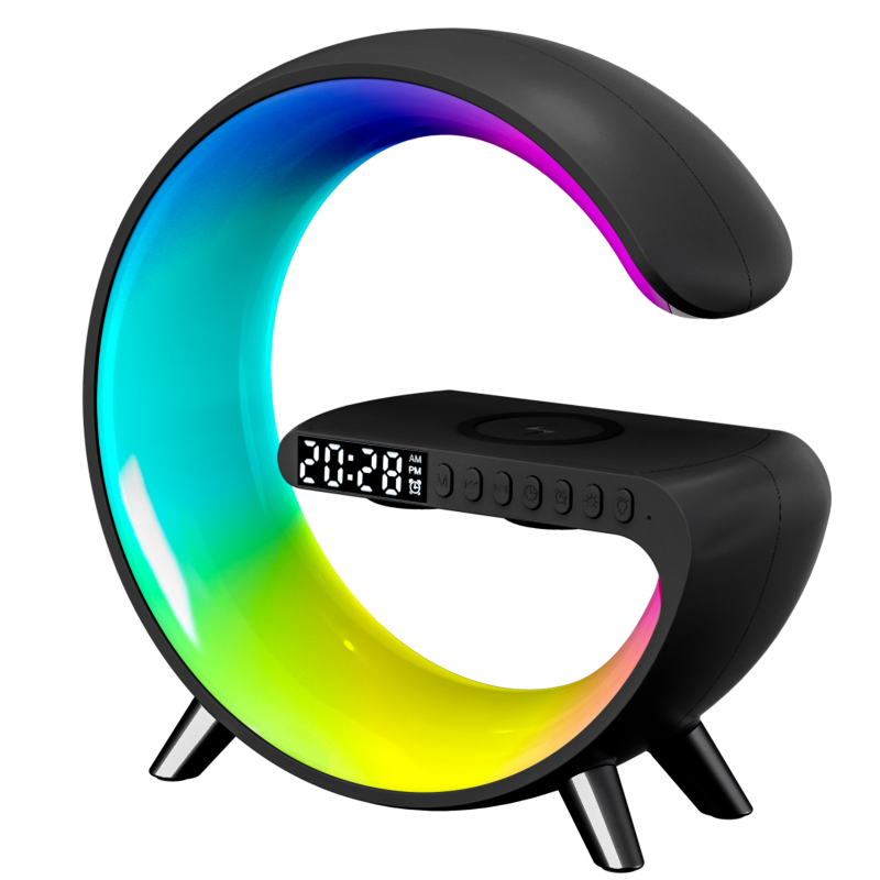 IIYBC Sạc không dây thông minh tích hợp loa Bluetooth và đèn LED