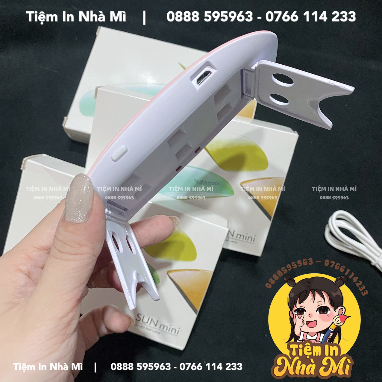 Máy hơ gel mini - Sun mini