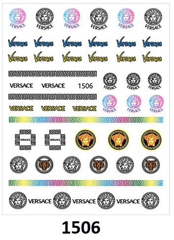 Sticker thương hiệu 3D dán móng(COMBO 3 MIẾNG ) - ST074