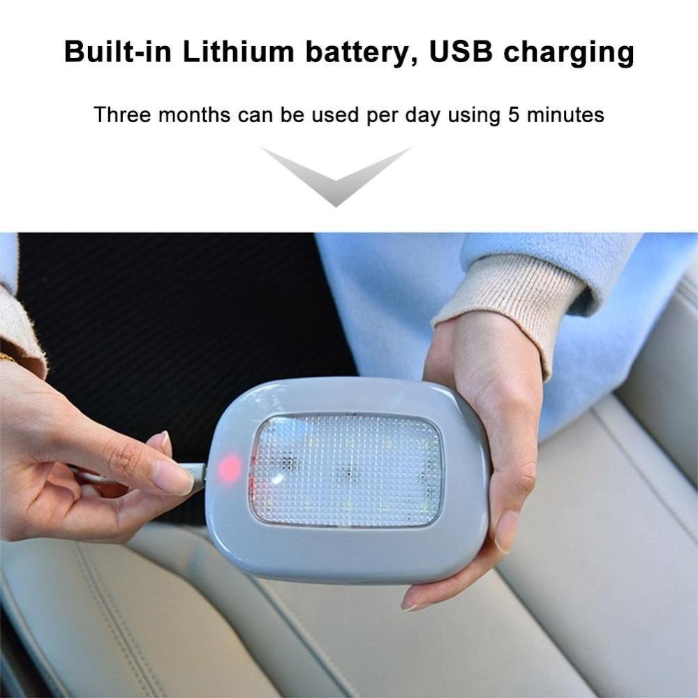 Đèn led dán trần xe hơi, sạc bằng cổng usb