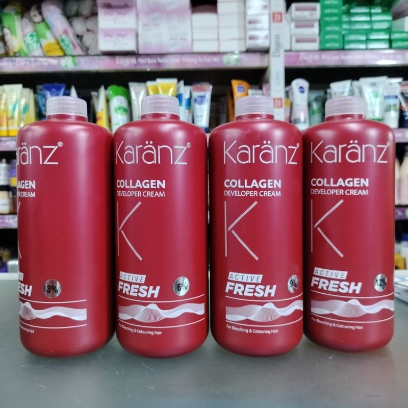 Oxy trợ nhuộm cao cấp Karanz Collagen - 1000ml