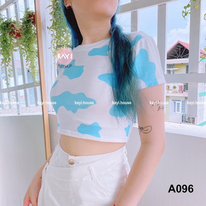 Áo Croptop Bò Sữa A5096