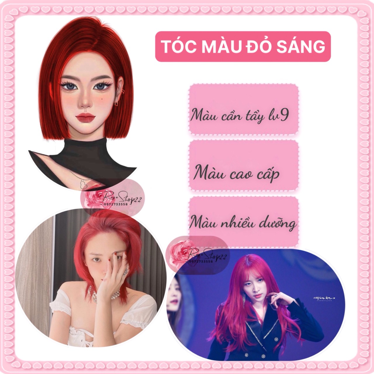 Combo RED hair dye needs to use hair bleach