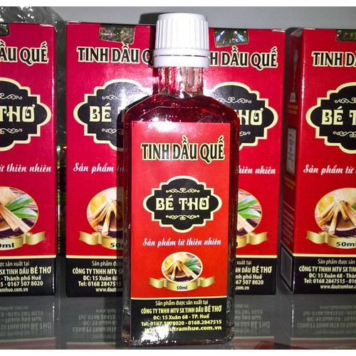 Tinh dầu quế bé Thơ 100ml