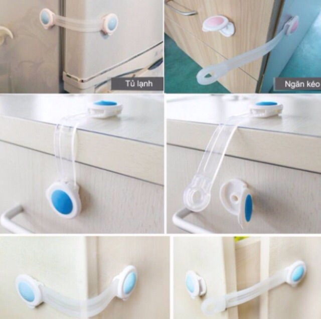 Vỉ 02 cái dụng cụ khóa tủ tiện dụng
