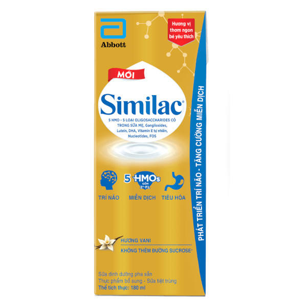 (HSD T2-2025) COMBO 3 LỐC 12 Hộp Sữa Bột Pha Sẵn Similac IQ 180ml.