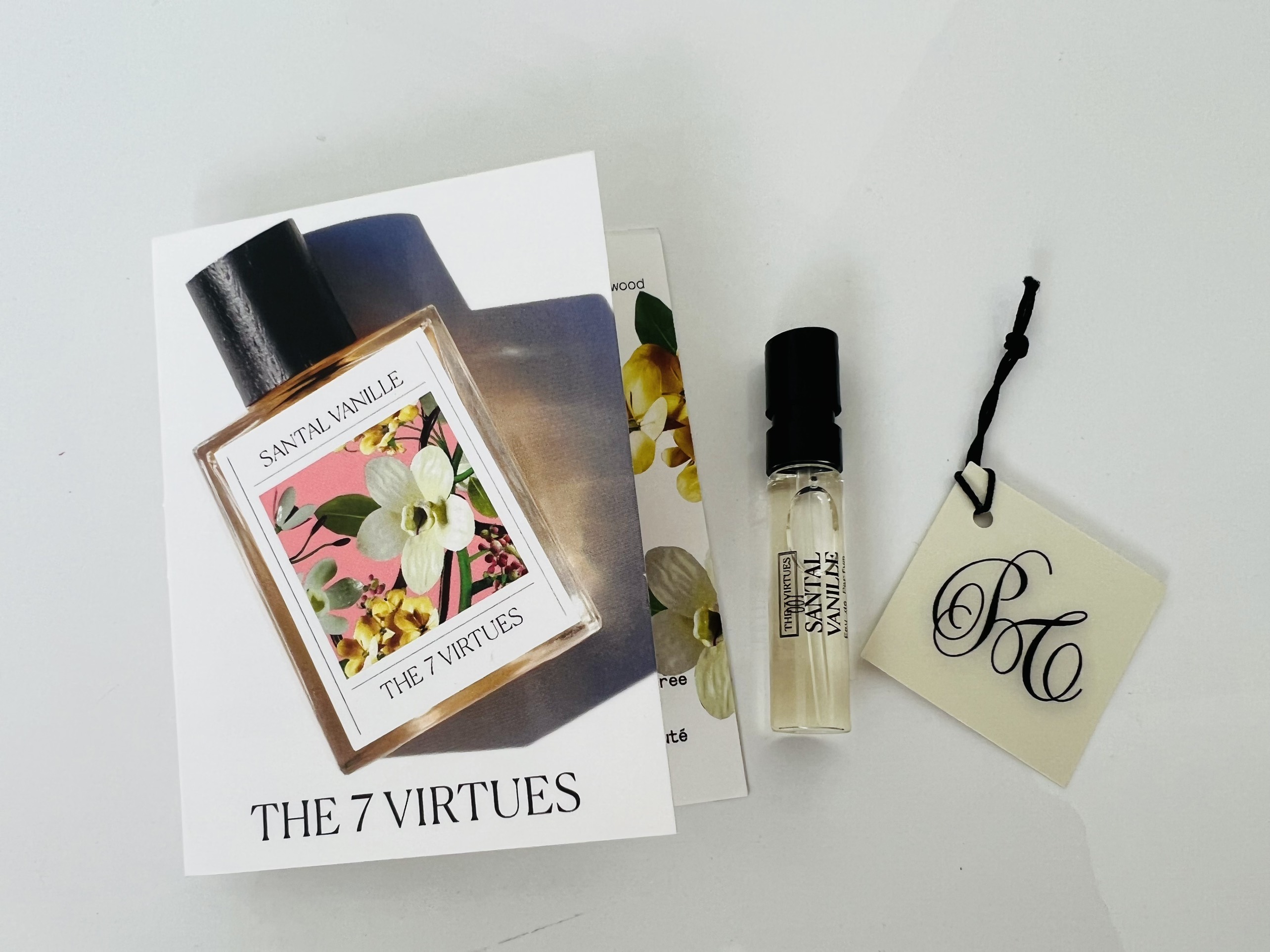 Mẫu thử Vial Sample nước hoa 𝗧𝗵𝗲 𝟳 𝗩𝗶𝗿𝘁𝘂𝗲𝘀 - 𝗦𝗮𝗻𝘁𝗮𝗹 𝗩𝗮𝗻𝗶𝗹𝗹𝗲 1.7ml (Cam kết chuẩn Auth)
