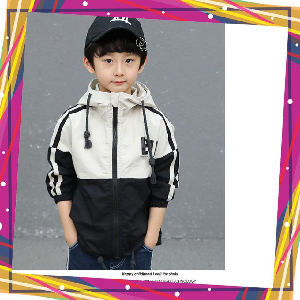 áo khoác cho bé, áo khoác dù trẻ em UNISEX từ 5 đến 14 tuổi M852