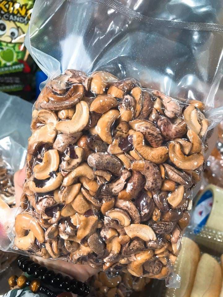 5KG HẠT ĐIỀU RANG MUỐI 500G/GÓI (HẠT BỂ/VỠ) GIÁ HẠT DẺ (CÒN VỎ LỤA)