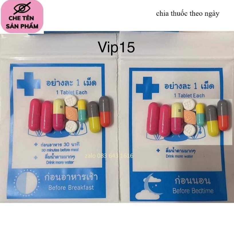1 Tuần Giảm Cân Yanheé Vip 15 Thái Lan giảm 3-6kg (dành cho cơ địa khó giảm)