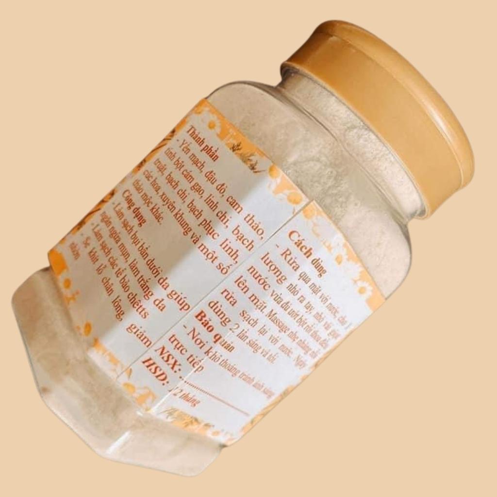 Bột rửa mặt, Bột rửa mặt thảo dược