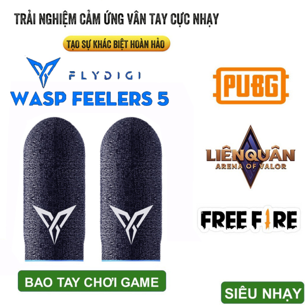 [Nhập ELMAR31 giảm 10% tối đa 200k đơn từ 99k][ PHIÊN BẢN MỚI ] Flydigi Wasp Feelers 2  Găng tay chơi game PUBG Liên quân chống mồ hôi cực nhạy co giãn cực tốt