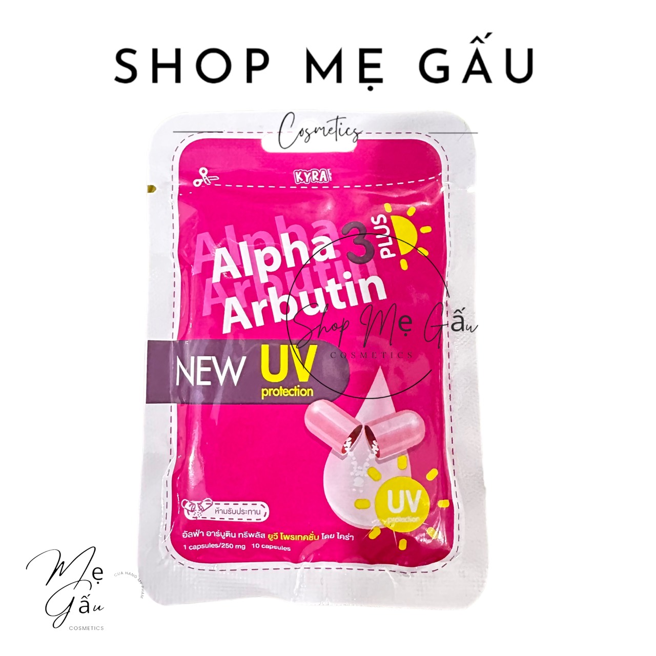 Kích trắng Alpha Arbutin hàng chuẩn Thái Lan