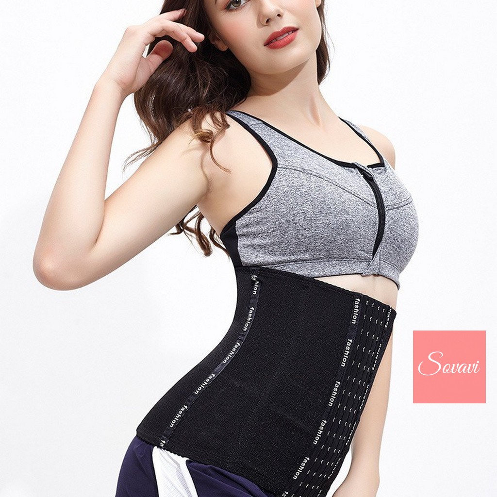 Đai nịt bụng latex giảm mỡ  9 xương (28cm) DAI005