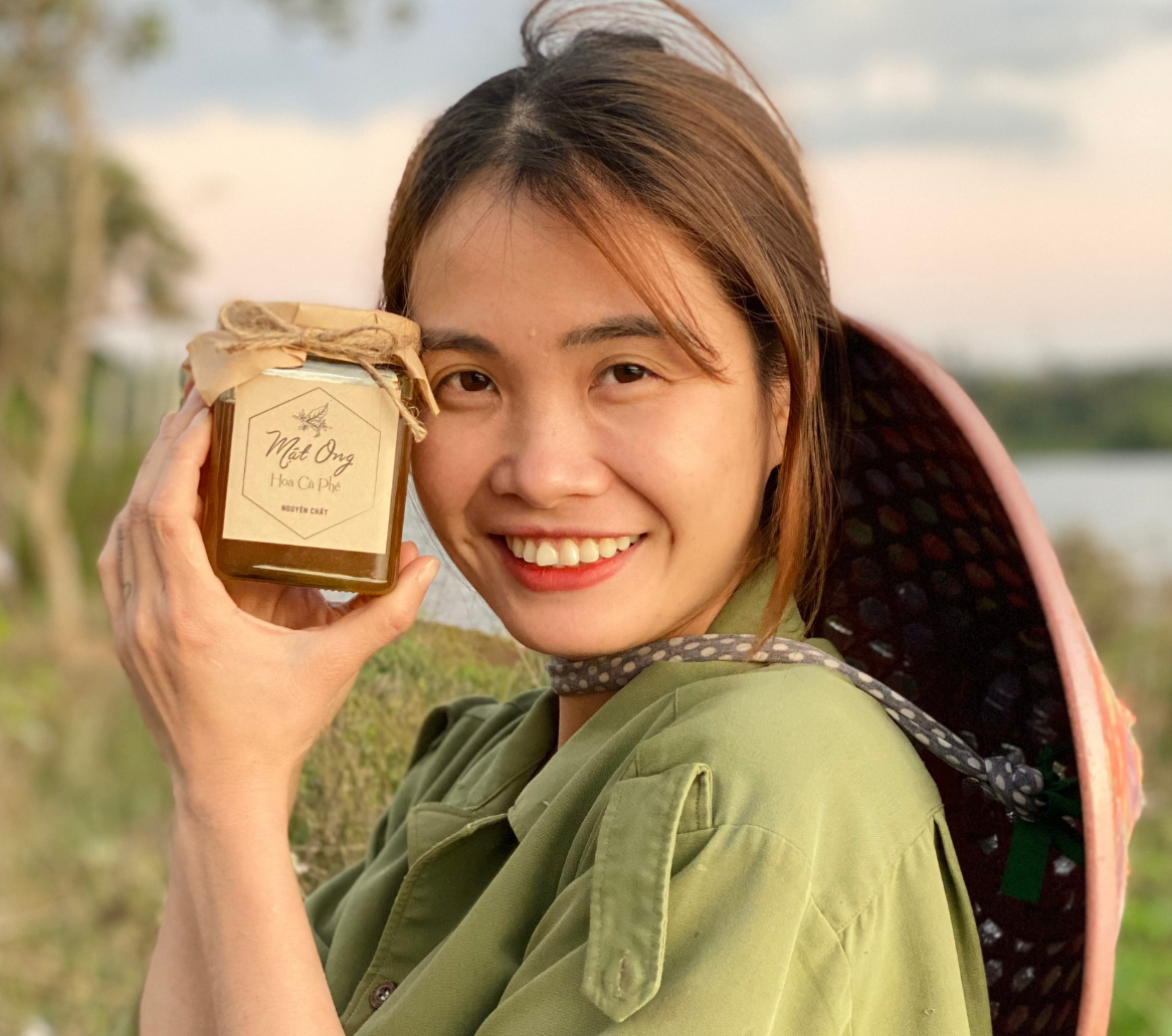 Mật ong nguyên chất, mật ong hoa cà phê