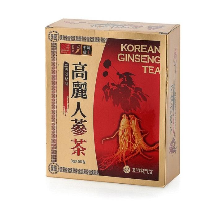 Hộp trà nhân sâm 50 gói x 3gr