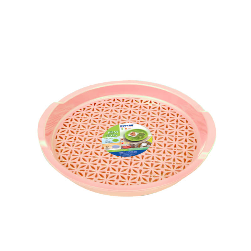 [HCM]Khay Tròn Nhỏ Duy Tân (Ø 24.7 x 4.1 cm) No.1090