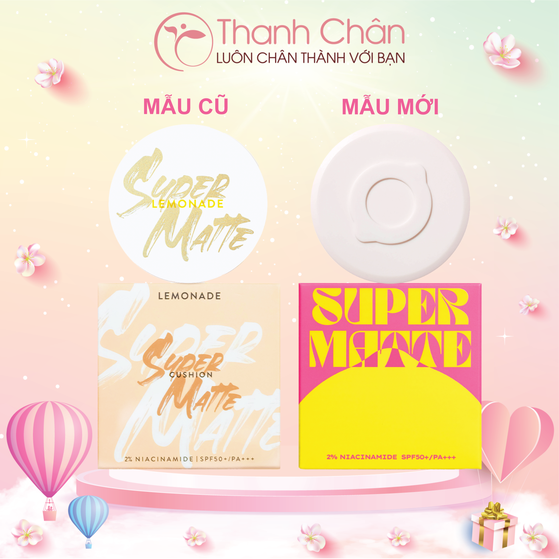 Phấn nước kiềm dầu Lemonade Supermatte Cushion 15g