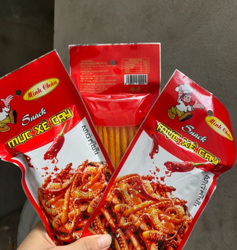[ COMBO 30 GÓI ] Snack Mực Xé Cay