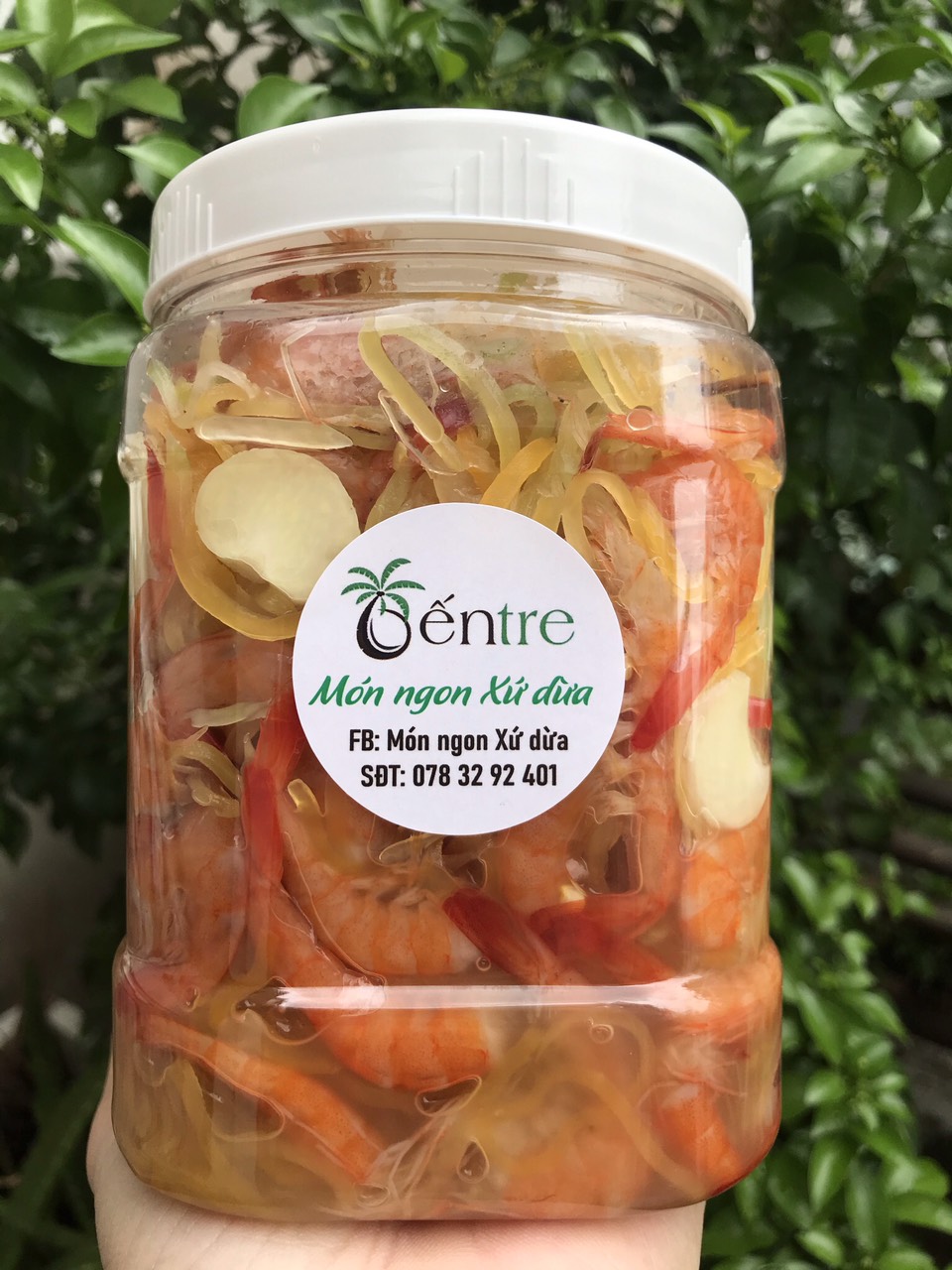 Shrimp Paste Mixed with Papaya - Ben Tre Specialty