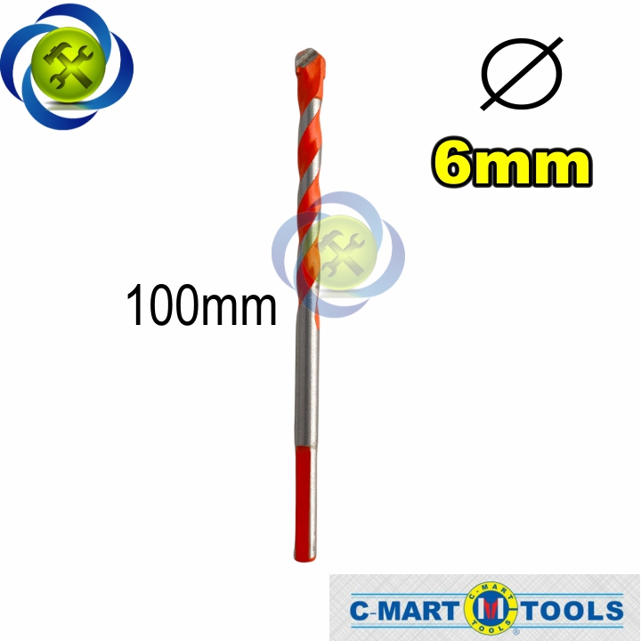 Mũi khoan tường 6mm c-mart a3105-06 - c-mart a3105-06