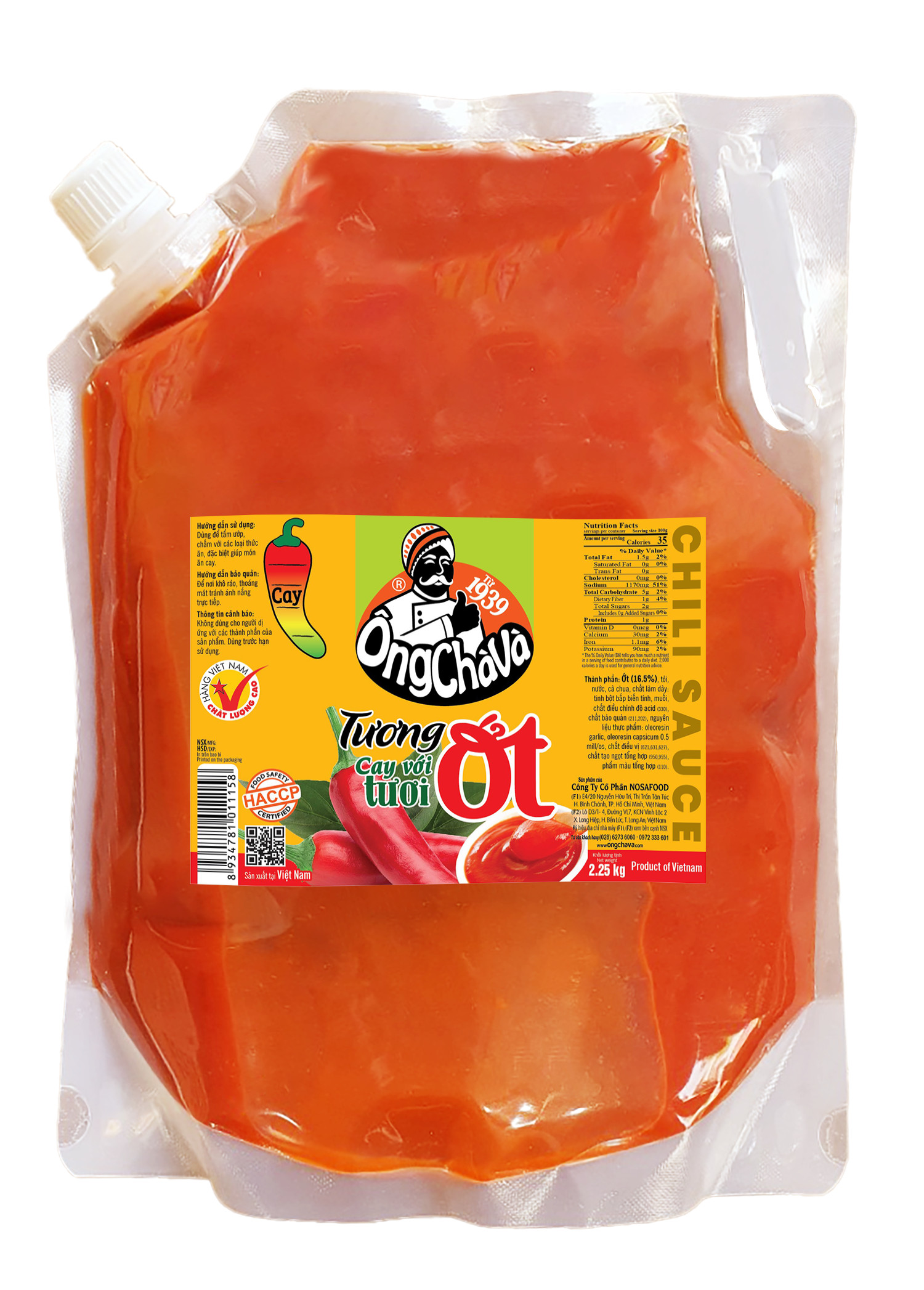Tương Ớt Ông Chà Và 2.25kg