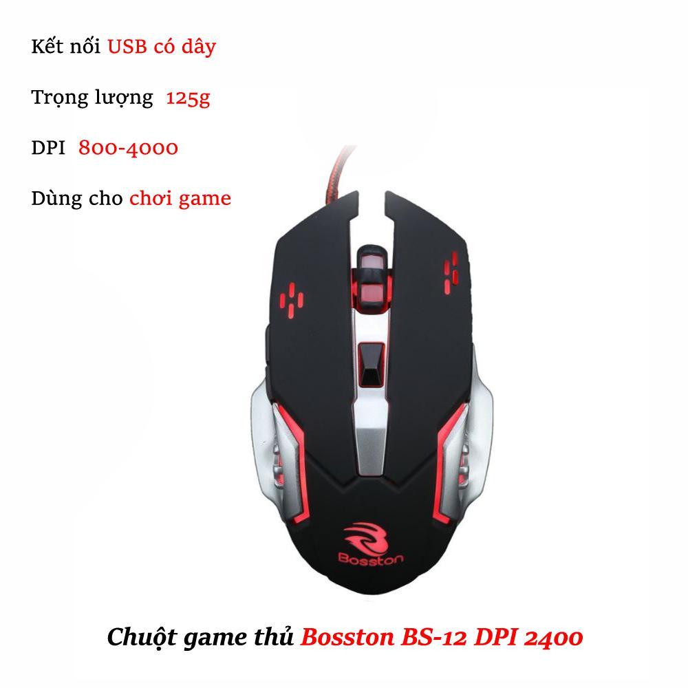 [HCM]Chuột game thủ Bosston BS-12 DPI 2400