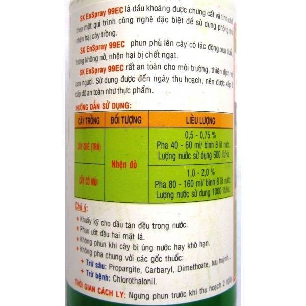 Dầu khoáng SK ENPRAY 99EC 1LIT