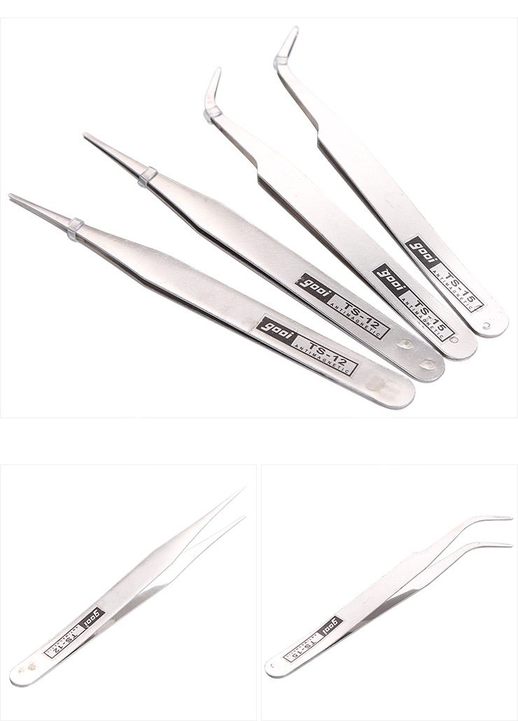 Nhíp Gắp Mi, Nối Mi - Nhíp Gắp Mụn (đầu thẳng & đầu cong)