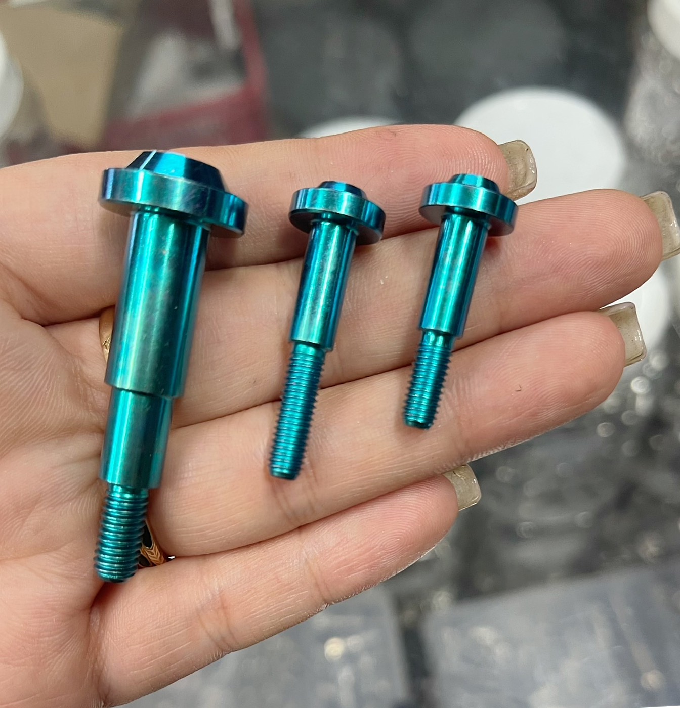 Bộ 3 Ốc Tay Thắng Vario - AB Gr5 Titan (không bán lẻ)